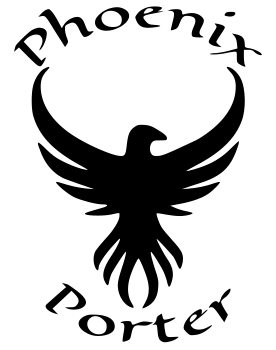 Logo phoenix porter black